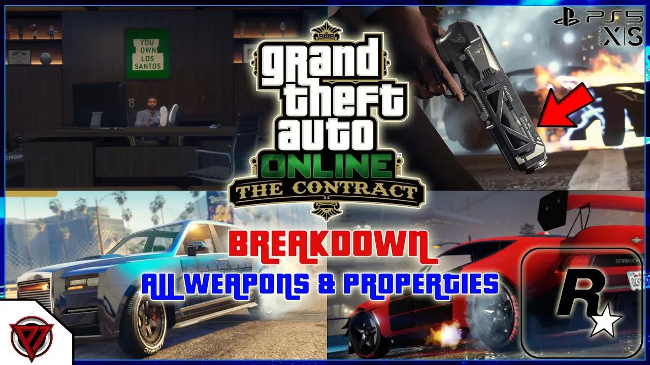 GTA Online The Contract DLC 2021 BREAKDOWN WEAPONS, PROPERTIES ...