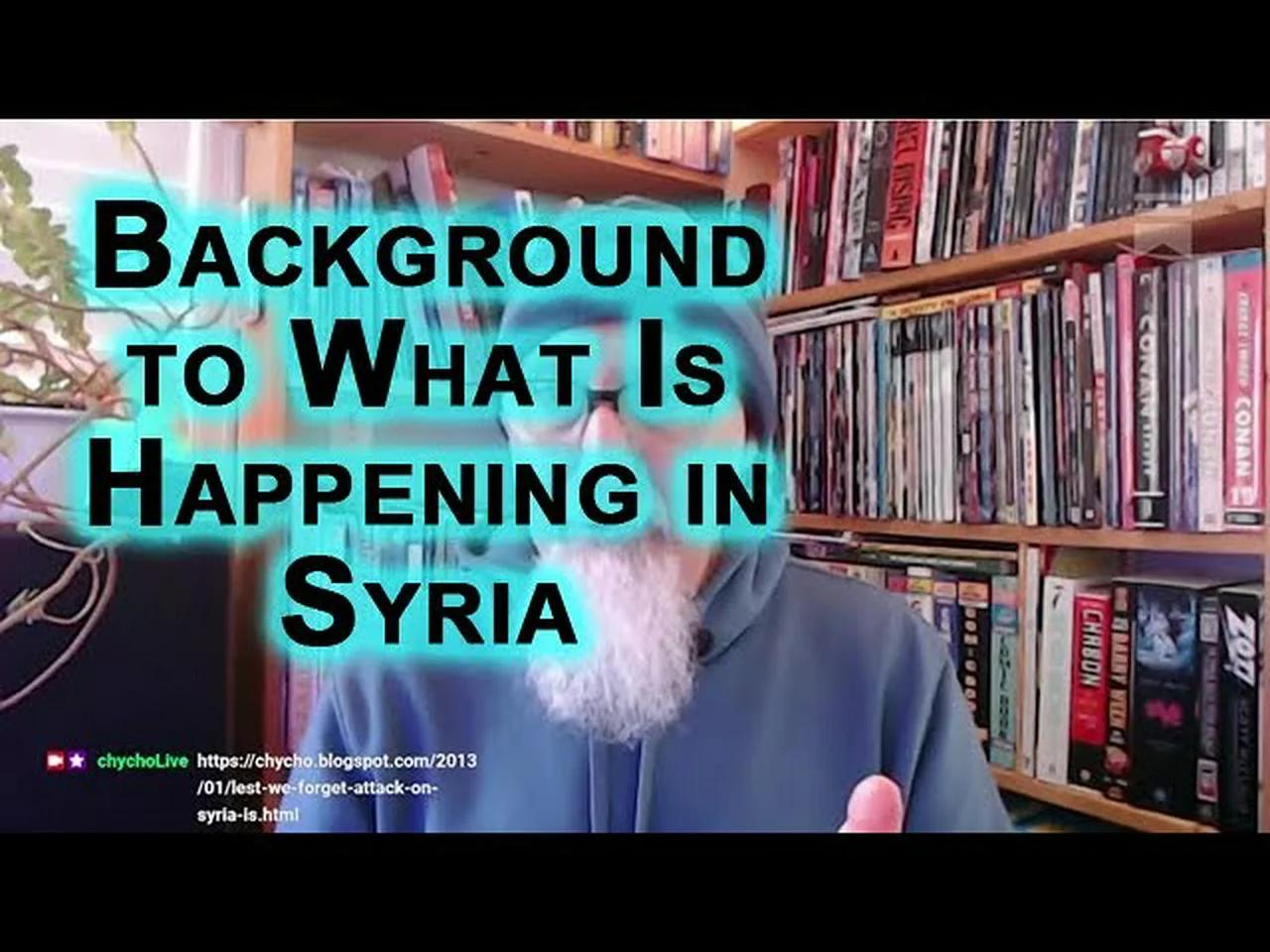 Three Articles From 2013 Provide Background to What Is Happening in