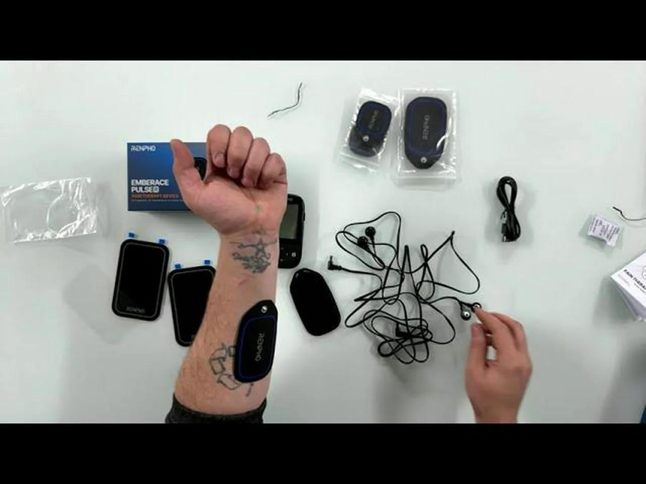 Renpho pulse R, a muscle stimulator that makes you twitch lol