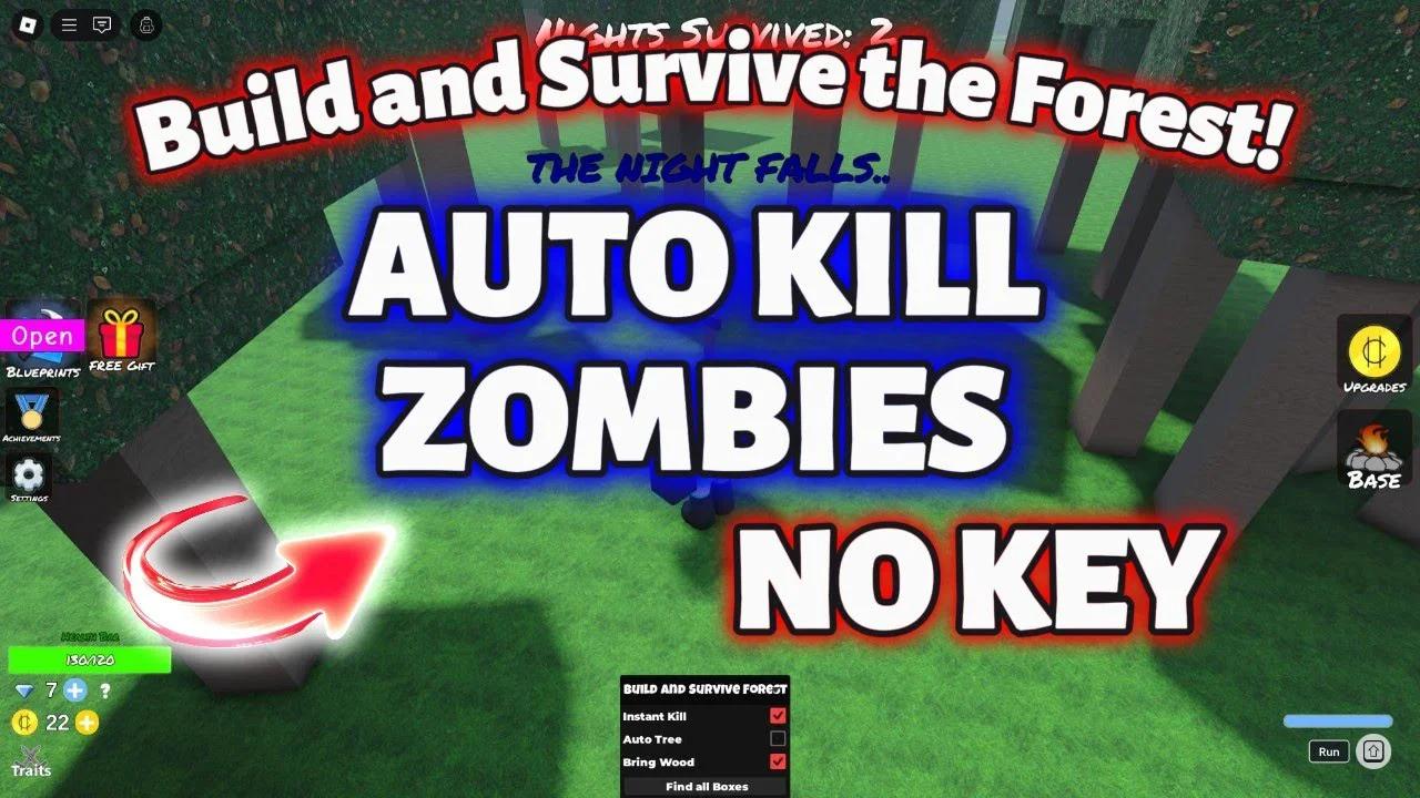 Build and Survive the Forest Script Roblox | Keyless | Auto Farm