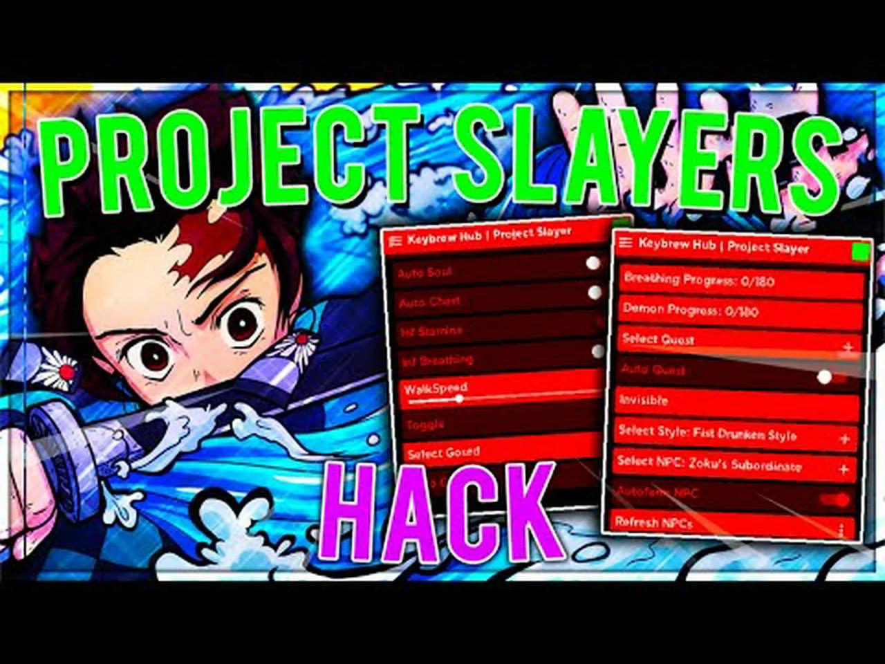  PASTEBIN Project Slayers Script Hack Roblox KILL AURA AUTO FARM 