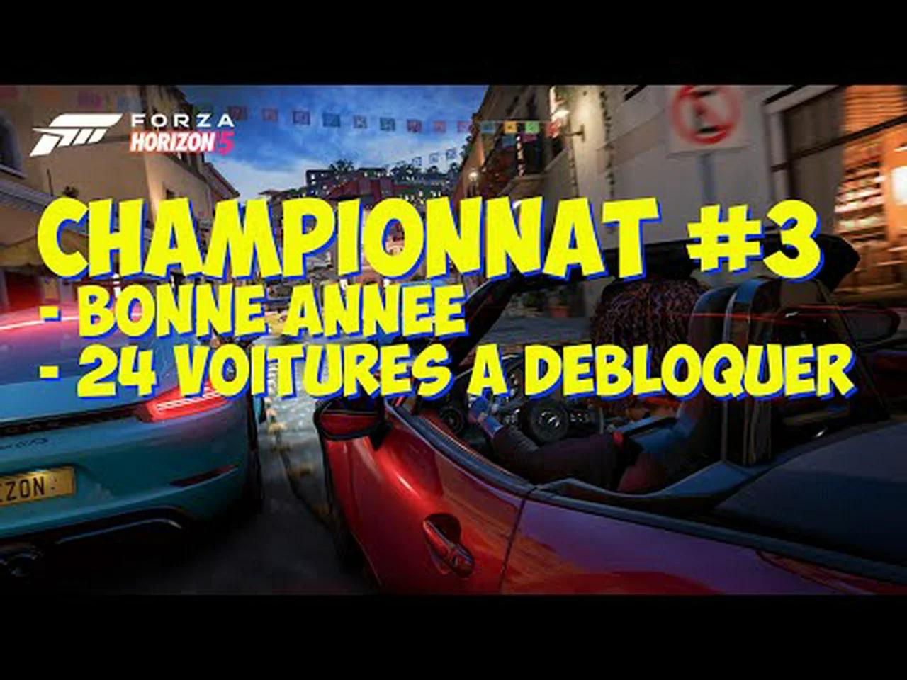 Forza Horizon Nouveau Championnat Nouvelles Voitures