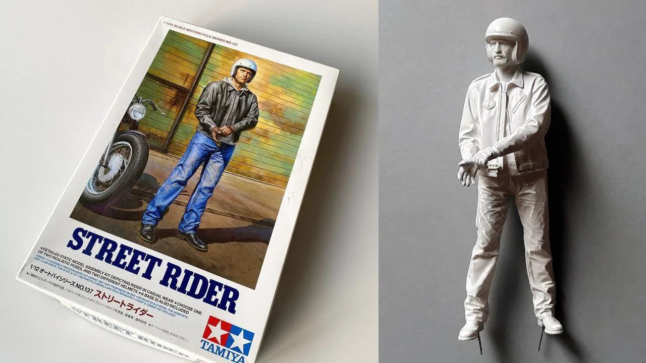 🦸‍♂️ Custom #Tamiya Street Rider figure - Custom figurine Tamiya Street ...