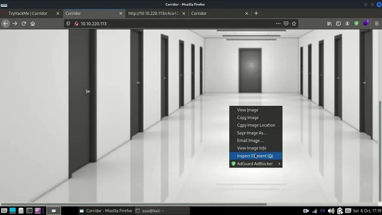 Corridor Tryhackme Writeup Cyberworldsec