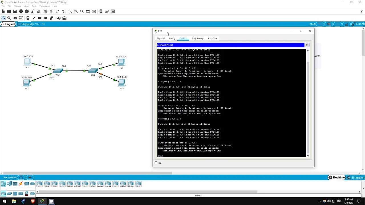 FREE CCNA Lab 005: VLAN Configuration - ICND1