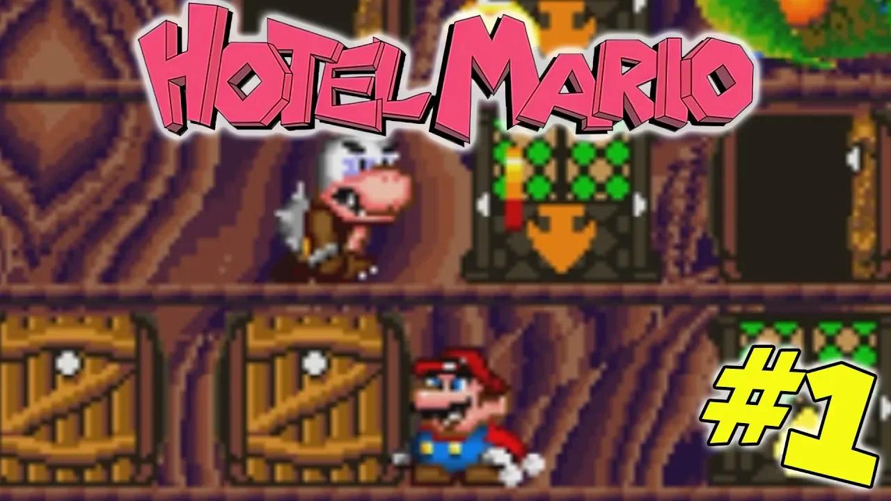 Hotel Mario (CD-i) Gameplay - Part 1 - Morton's Wood Door Hysteria Hotel