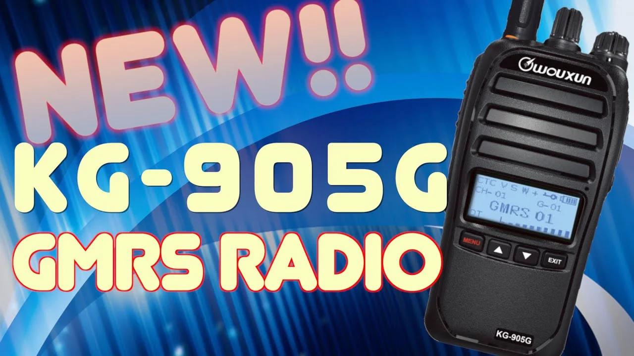 Wouxun KG905G Review Of The New GMRS WalkieTalkie Radio For 2021 From