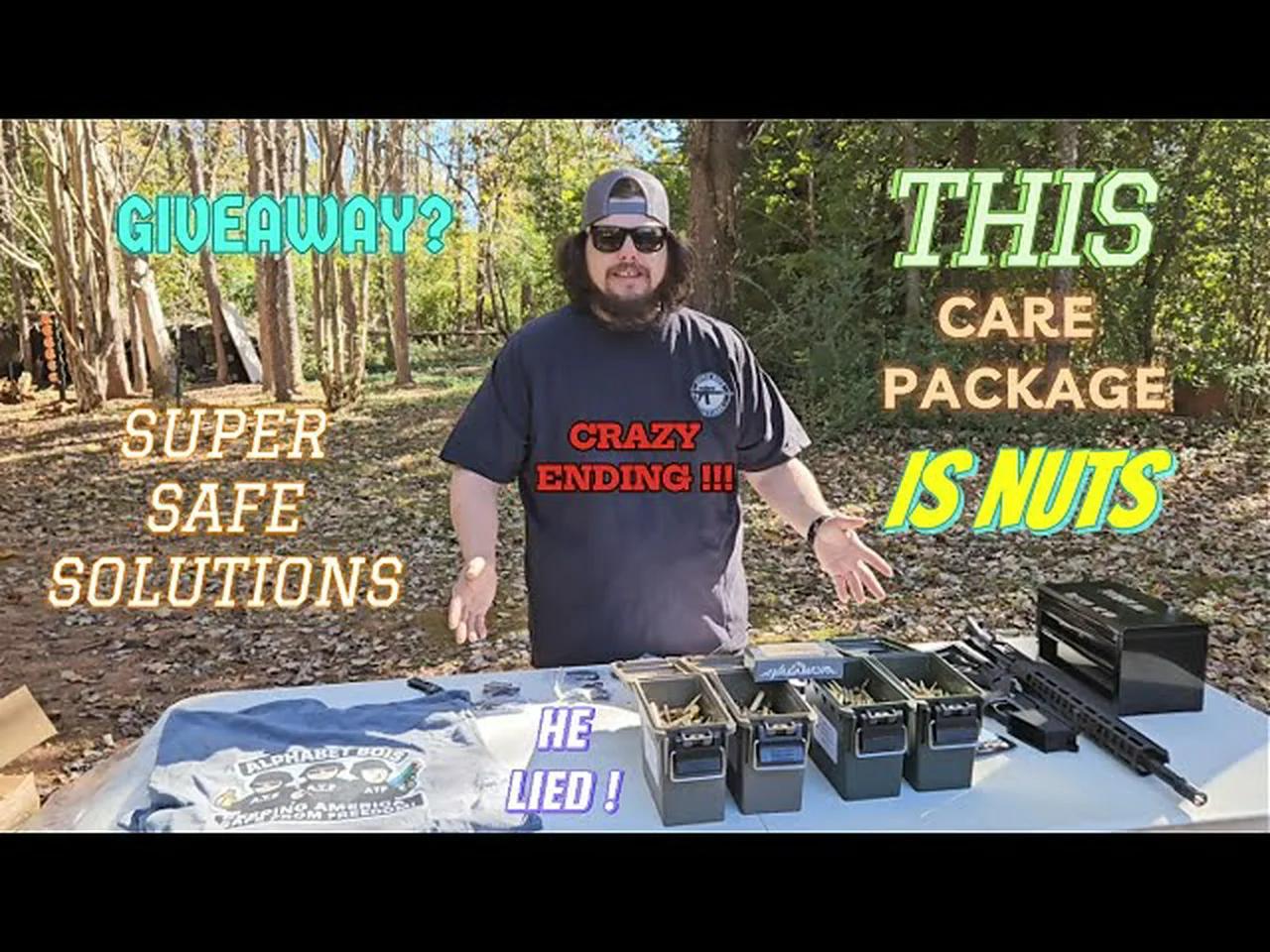 Craziest CARE PACKAGE EVER from SUPER SAFE SOLUTIONS (HE LIED ...