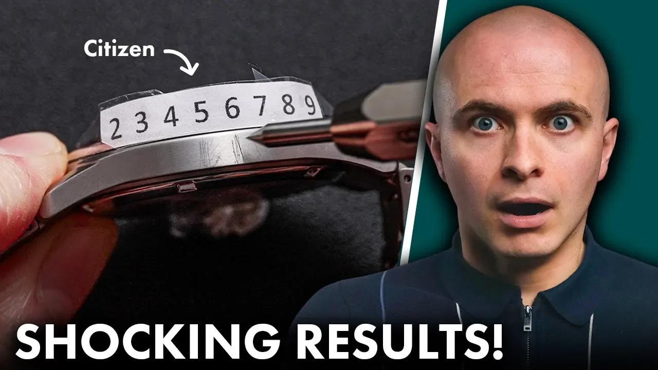 Scratching EVERY Watch Case To See Which Brands Are Lying Ultimate 
