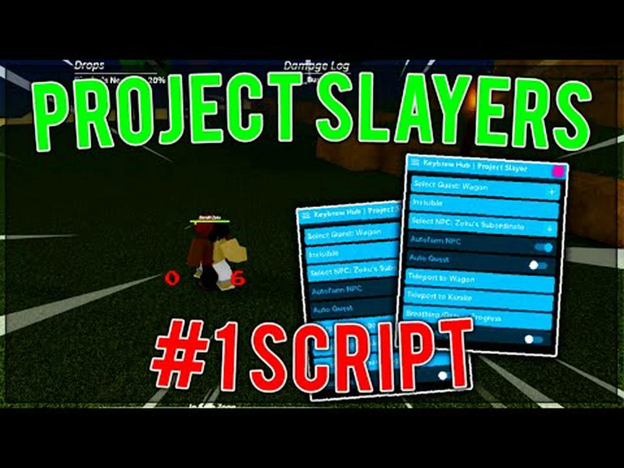 Roblox project slayers hack script gui spins max level auto farm