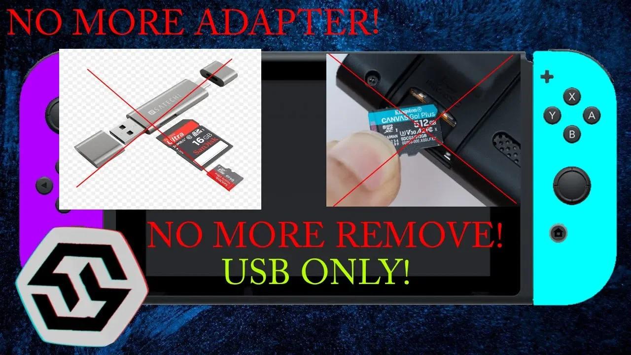 How to connect switch sd card to pc using usb cable with cfw! Switch sd ...