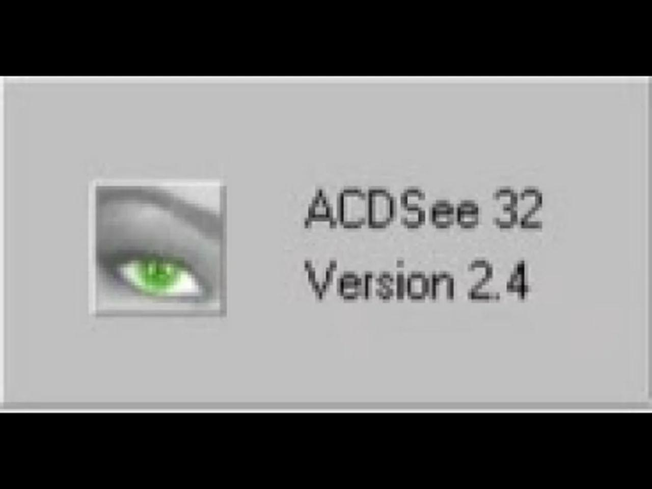 Windows95 - ACDSee 32 v2.4 install and Play