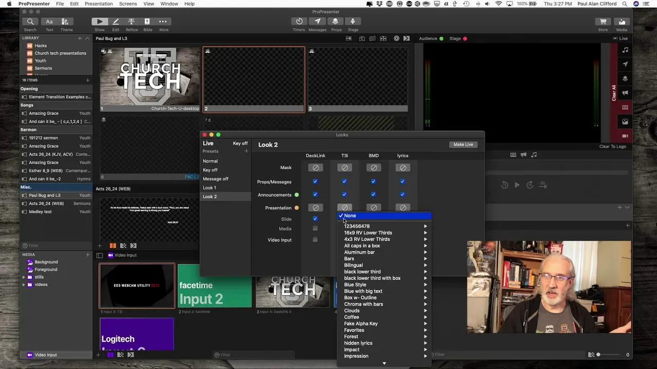 ProPresenter 7 Tutorial How to use Looks