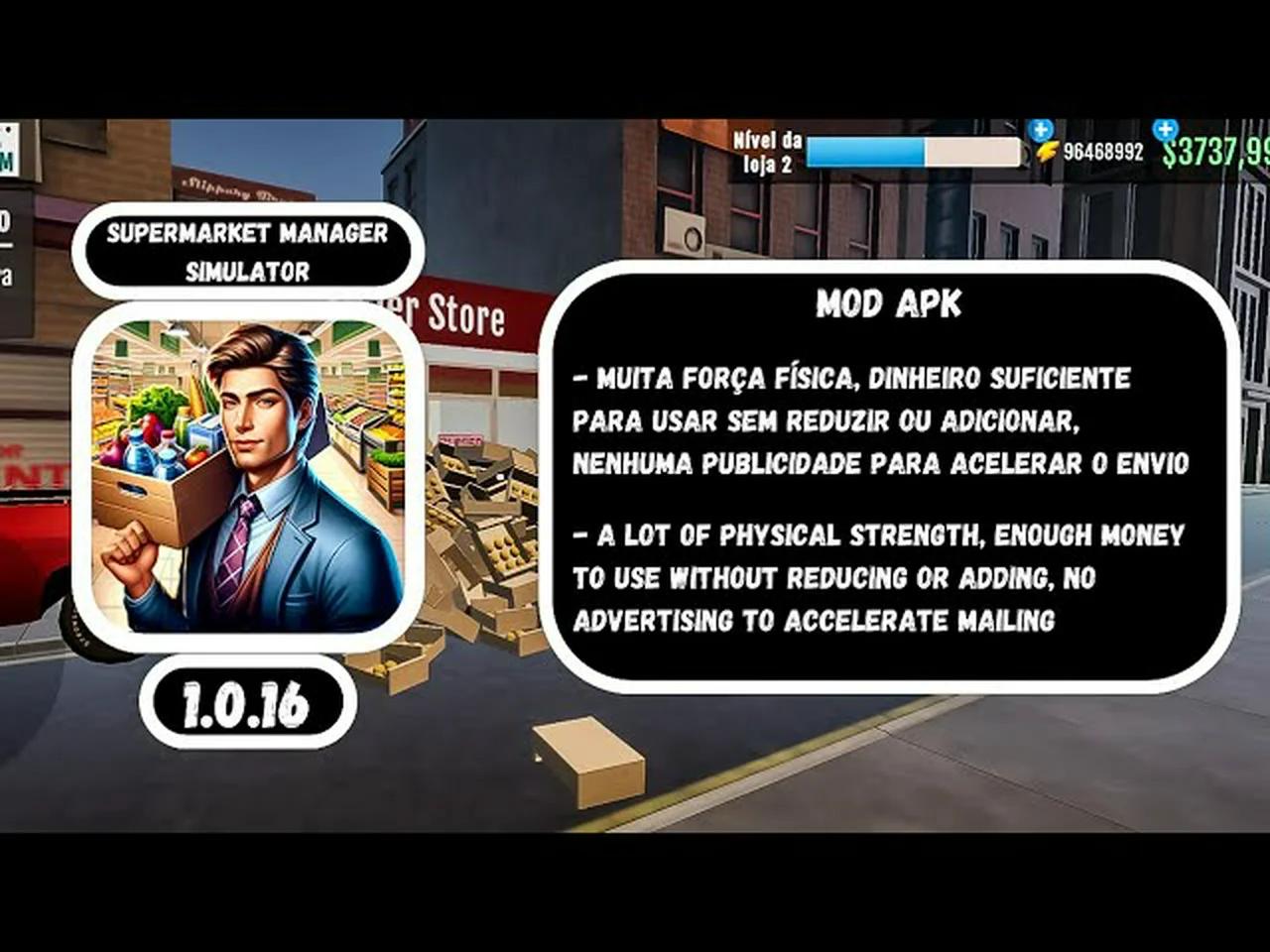 SUPERMARKET MANAGER SIMULATOR - MOD