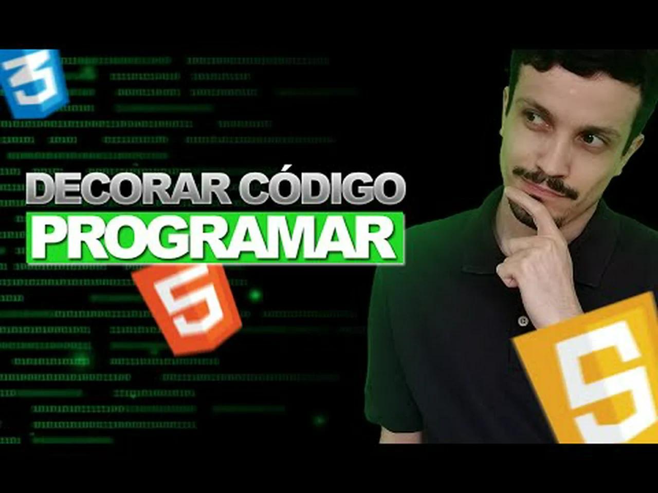 Preciso Decorar Código para Programar? Assista Antes de Programar Sem ...
