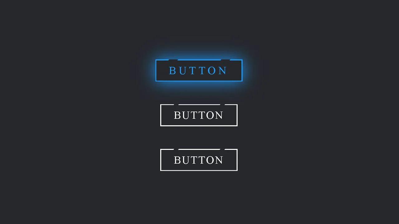 How to make modern CSS Glowing Button Hover Effects