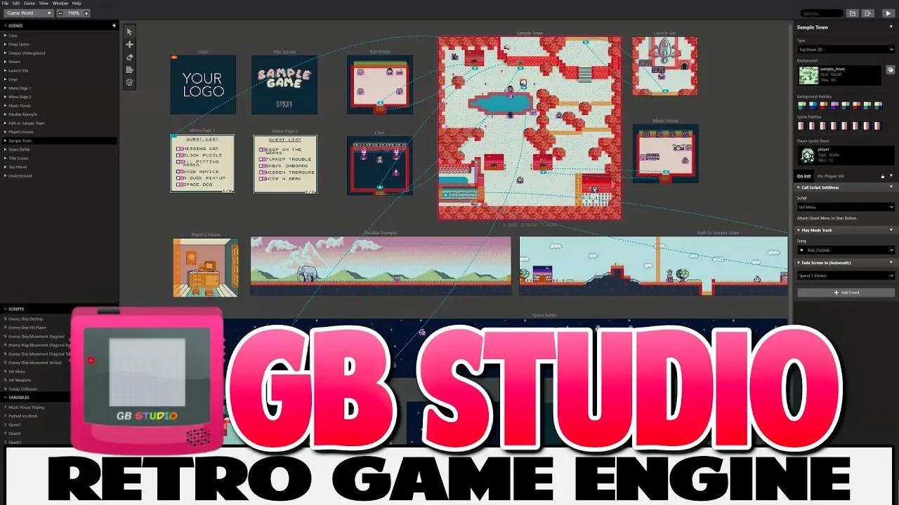 GB Studio 3.2 - Amazing Retro Game Engine Gets Even Better