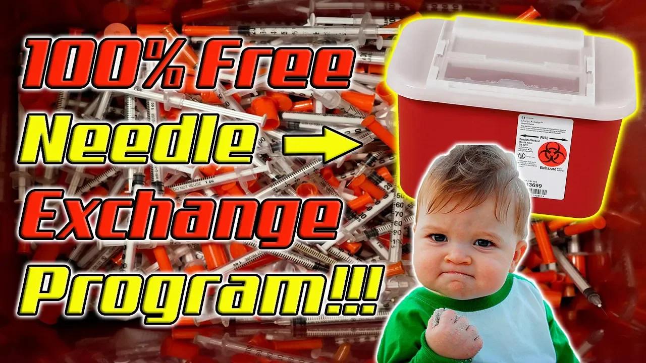 100 Free Sharps Container & Used Needle / Syringe Exchange Program