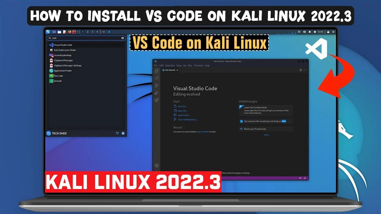 How to Install Visual Studio Code on Kali Linux 2022.3