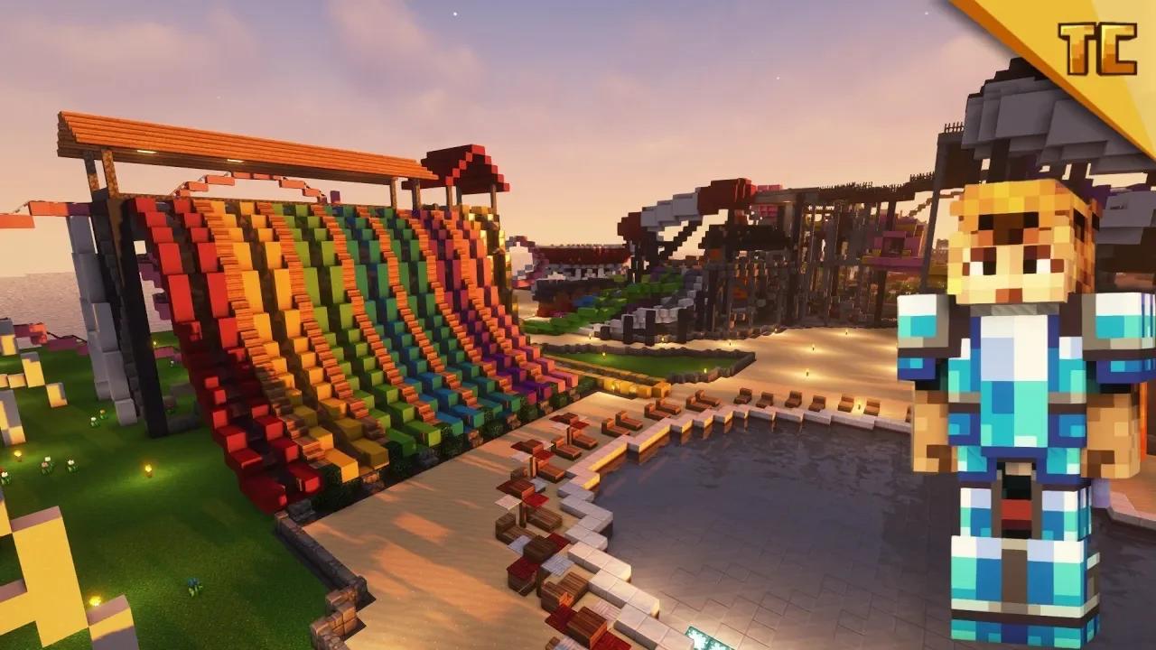 I Built A Working Amusement Park In Minecraft а а а їа ґаїќ
