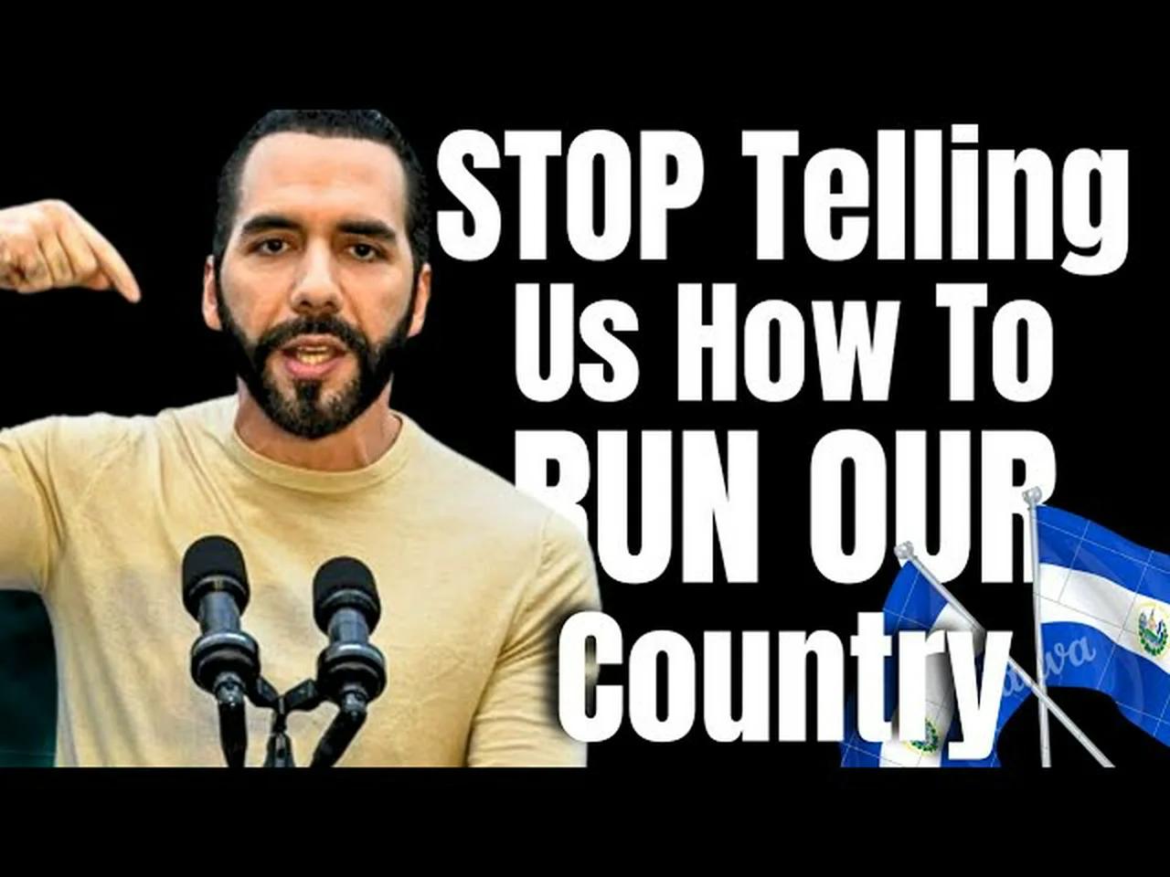 El Salvador Gang Crime Crackdown - Nayib Bukele | Don't Tell Us How To ...