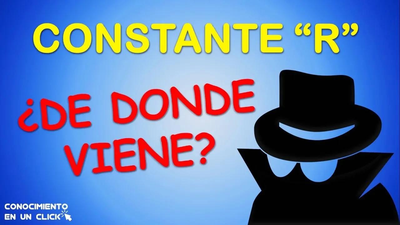 Cómo CALCULAR la CONSTANTE UNIVERSAL DE LOS GASES IDEALES [Constante R ...