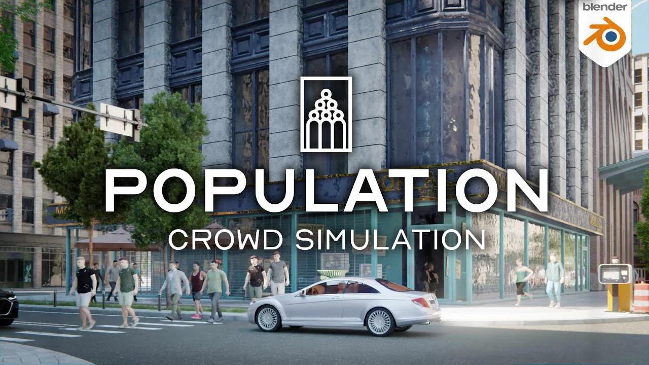 Population Addon Für Blender Im Test