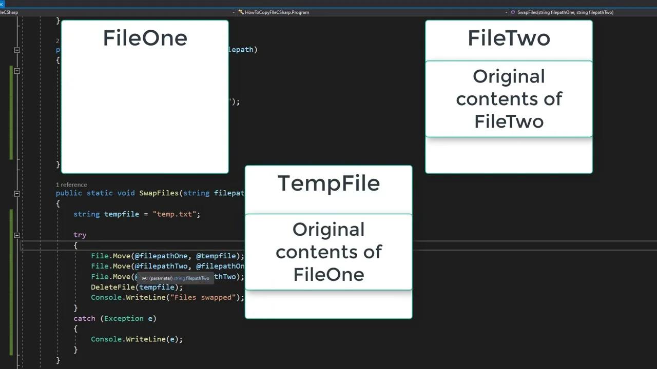 How to Copy, Delete and Swap Files Using C#