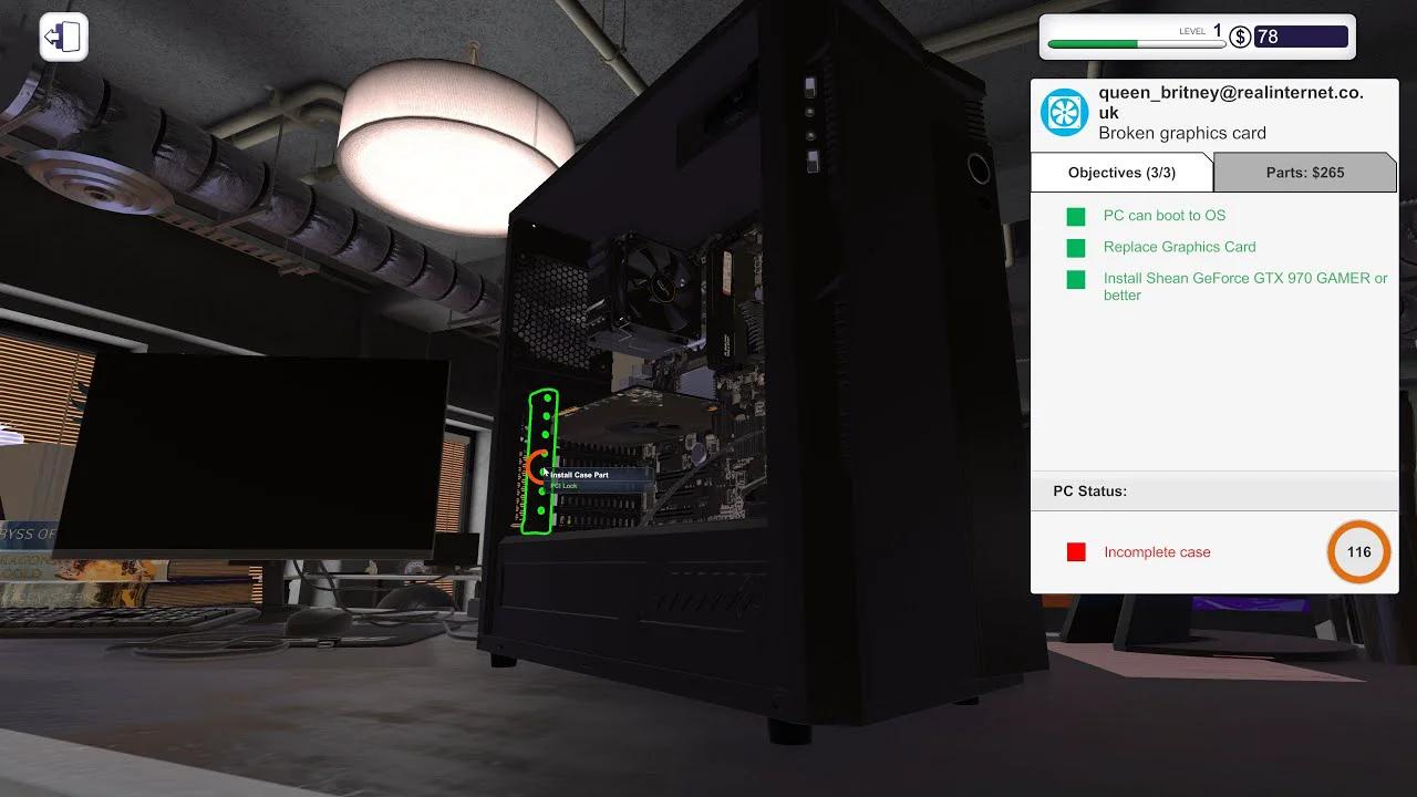 PC Building Simulator WALKTHROUGH GAMEPLAY PART 1 PC 2022