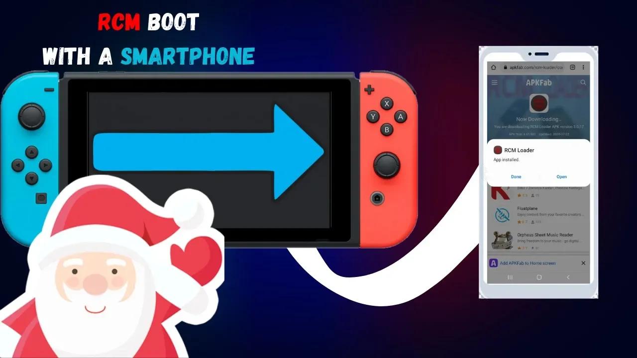 BOOT Payload With SMARTPHONE To a Switch!