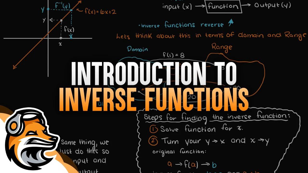 Introduction To Inverse Functions