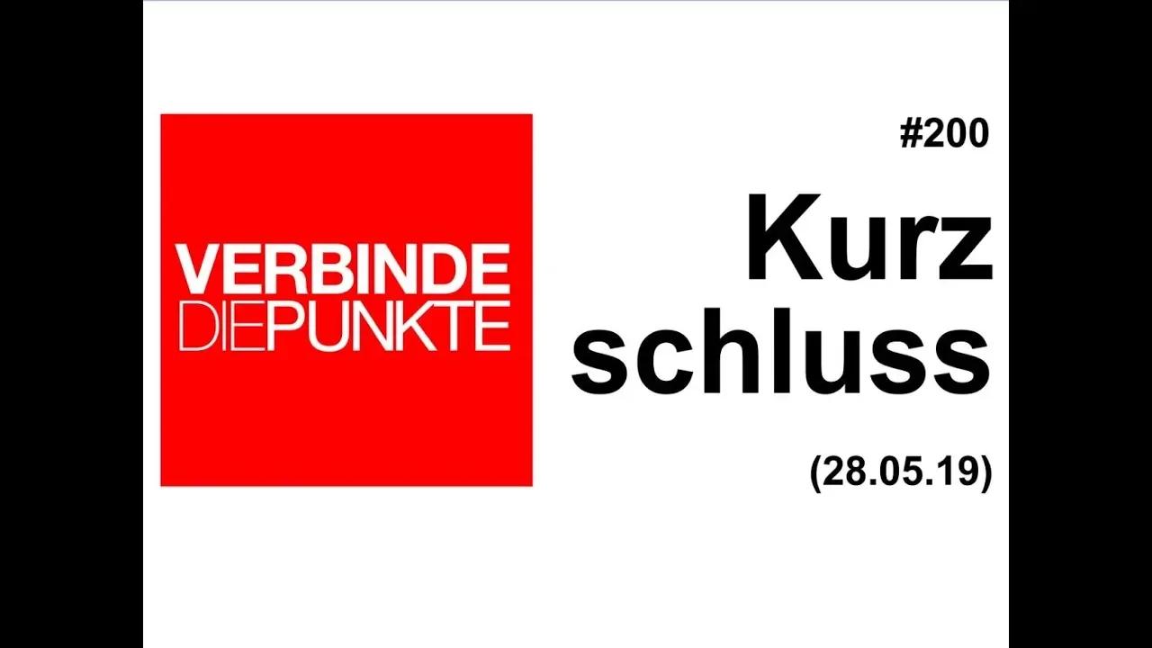 Verbinde die Punkte #200: Kurzschluss (28.05.2019)