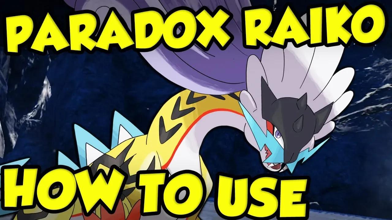 Raging Bolt 6IV Competitive Raikou Paradox – Customizable Pokémon Scarlet Violet
