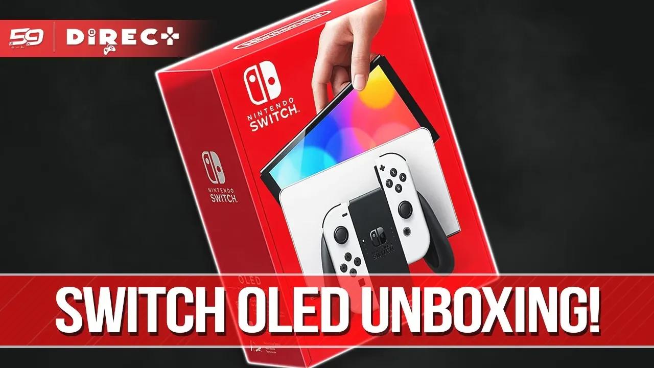 Nintendo Switch Oled Unboxing Overview