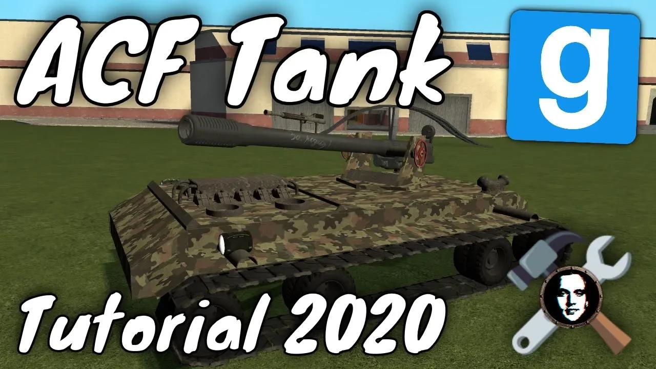 Garry's Mod ACF Tank Tutorial 2020 + Mouse Aim Turret With Ballistics ...