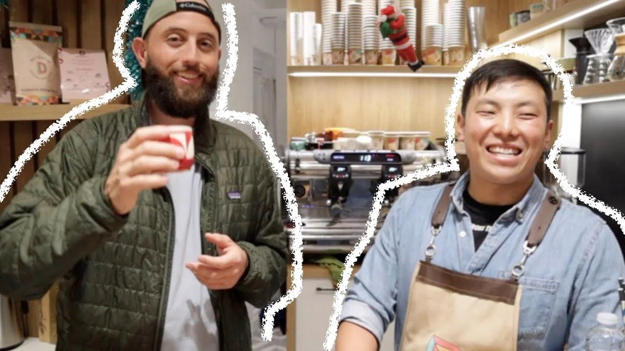 JAPANESE Siphon Coffee brewing in Malaga, SPAIN!
