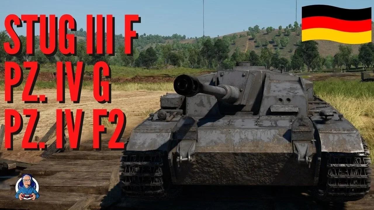 War Thunder Stug Iii F Pz Iv F2 And Pz Iv G On Cargo Port German Tanks