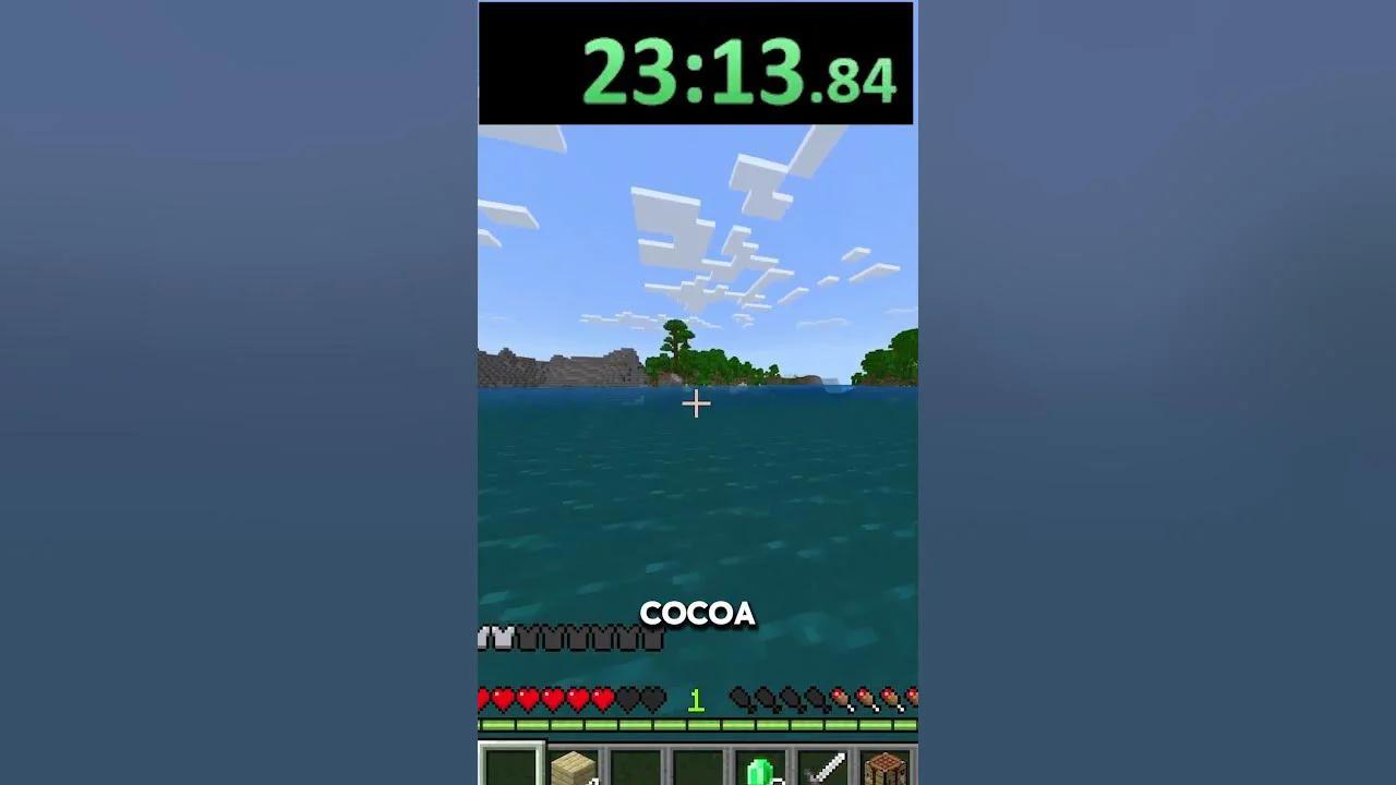 Minecraft Block Speedrun Pt.4 #minecraft #minecraftshorts #speedrunners