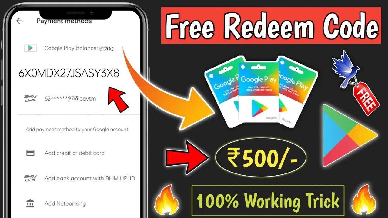 2022 Best Redeem Codes Earning App | Google Play Redeem Codes for ...