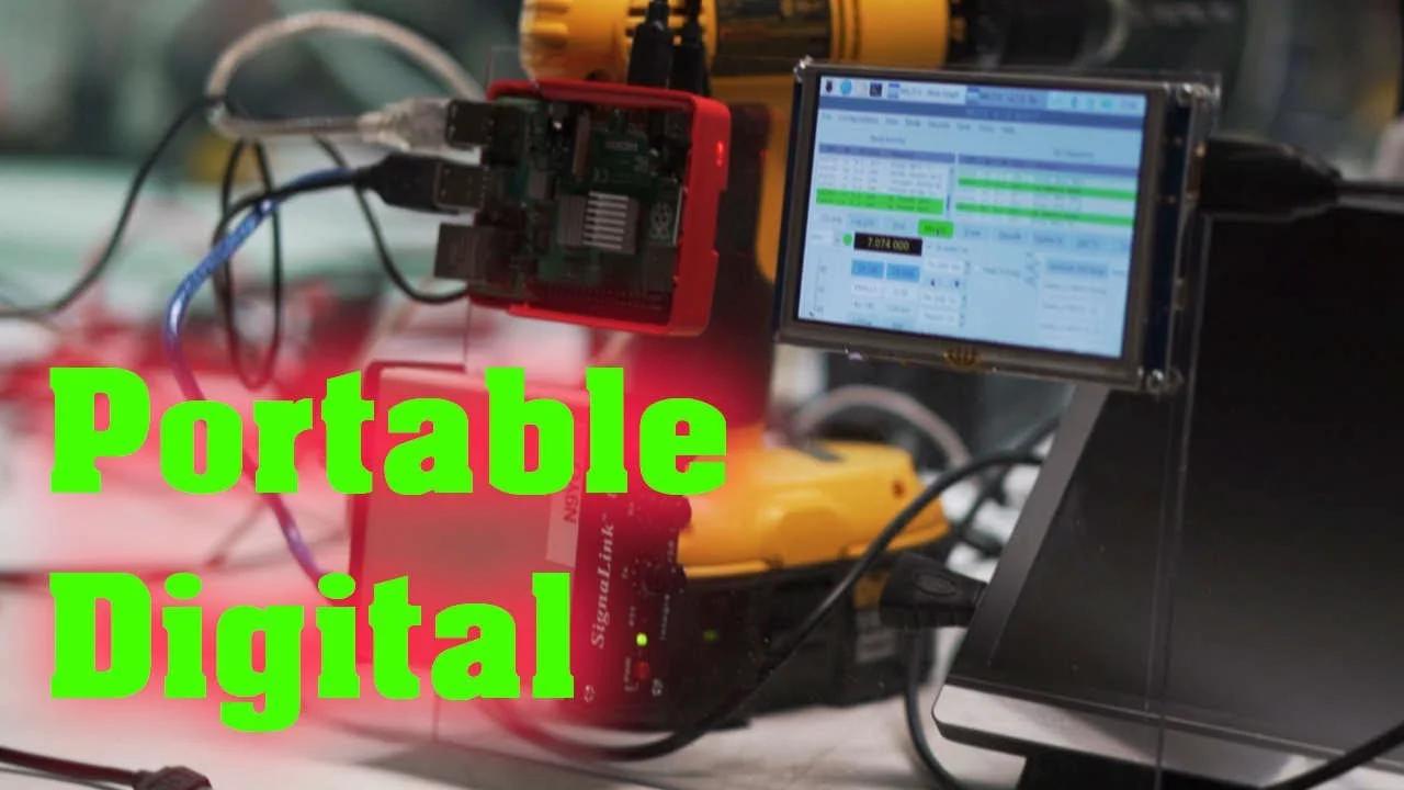 Ham Radio | Mounting Raspberry Pi Portable | Yaesu 891 + WSJT + FT8 Digital