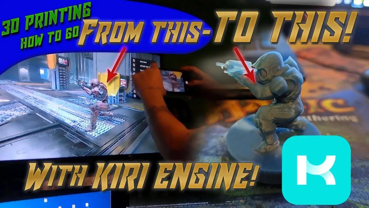 Scanning objects with the Kiri Engine App! 3d printing from Halo ...