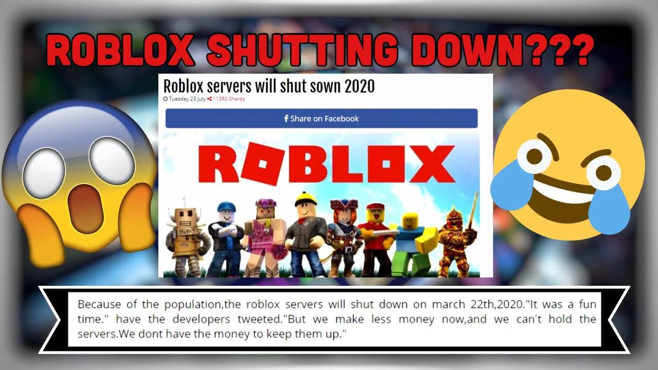 Roblox Is Shutting Down In 2020