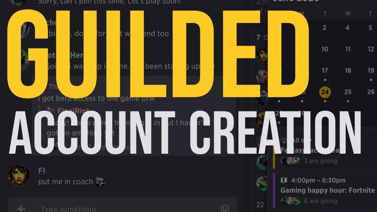 HOW TO CREATE A GUILDED ACCOUNT GUILDED intelligence overview