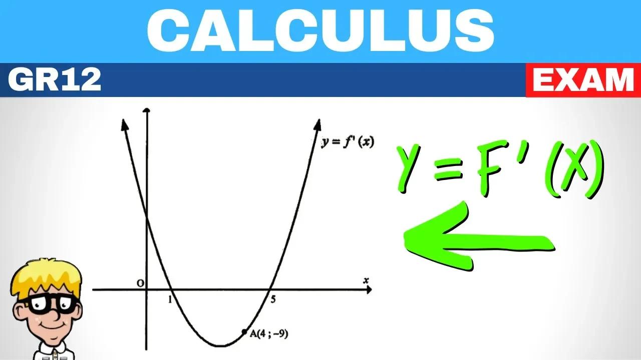 Calculus Gr 12 Exam Questions