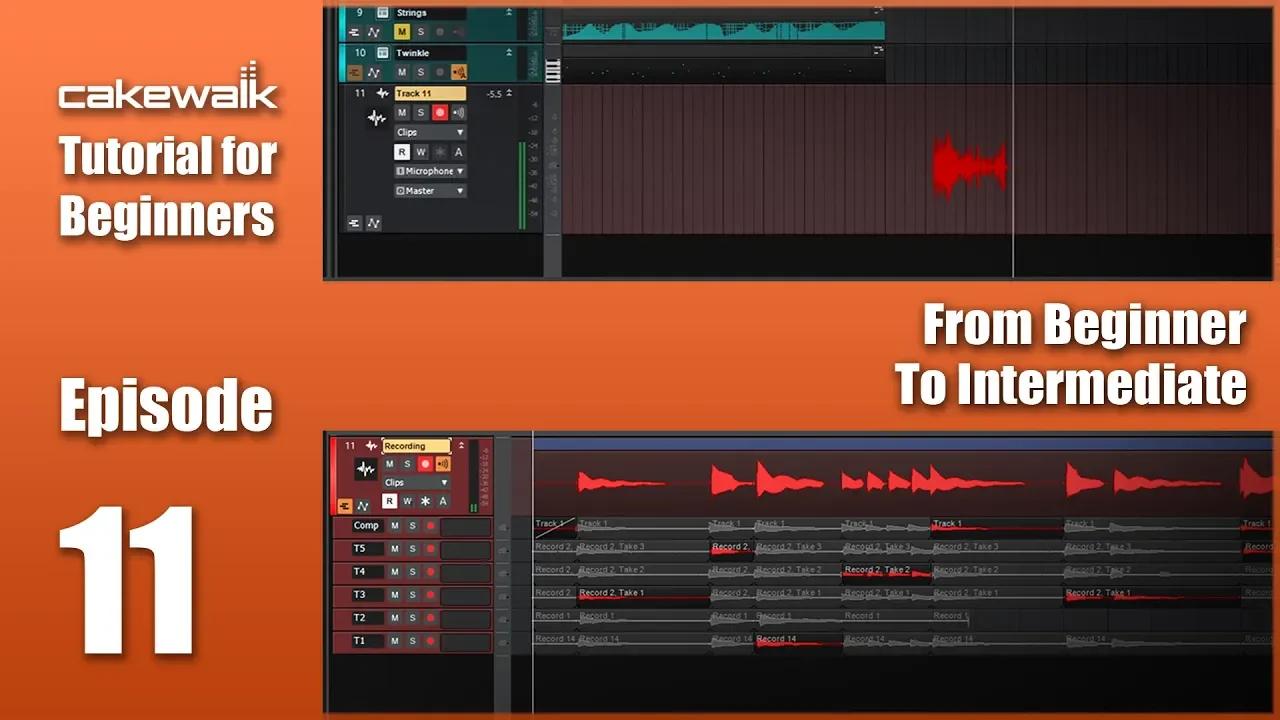How to Record Audio in Cakewalk | Tutorial for Beginners #11