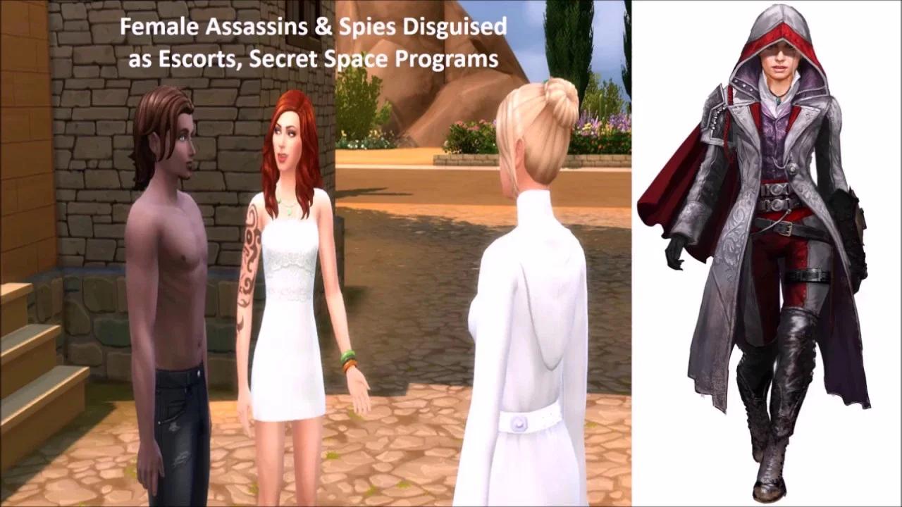 Female Assassins & Spies Disguised as Escorts, Secret Space Programs