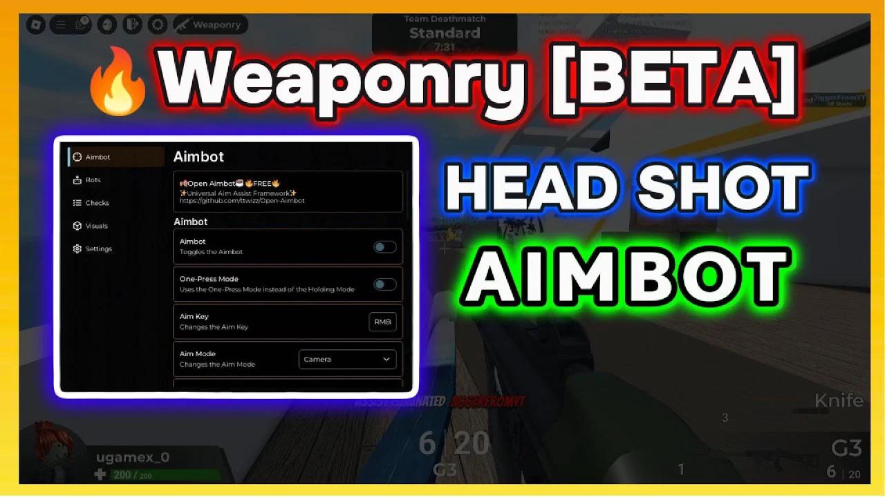 рџ ґop New Scriptрџ ґweaponry Aimbot рџ ґworkingрџ ґ Esp Silent Aim Tracers And More