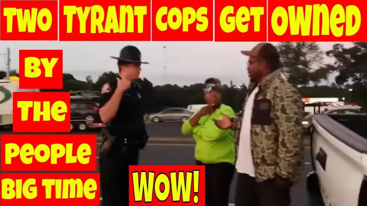 рџ µtwo Tyrant Cops Get Owned By The Peopleрџ ґbig Timeрџ ґ Wow рџ ґ1st Amendment
