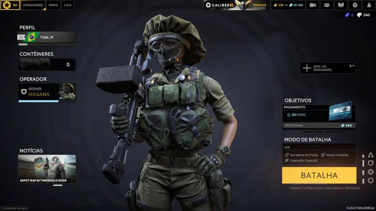 Jogando os modos cooperativos de Caliber(PC)