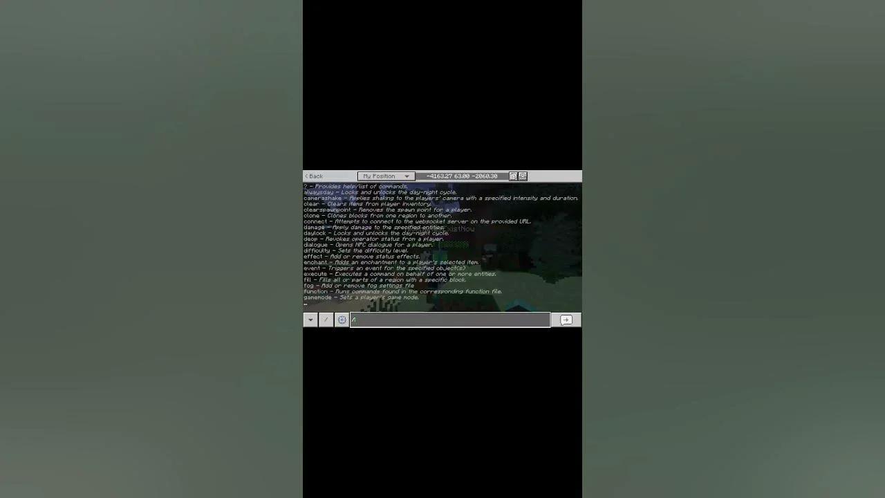 Nicknames in minecraft bedrock